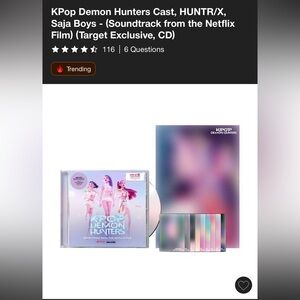 KPop Demon Hunters Soundtrack CD